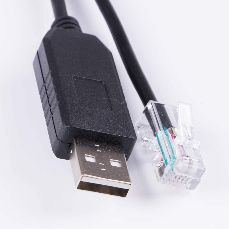 Suamdoen SRNE ML2430 Solar Charger Cable MPPT Solar Charger Controller USB RS232 Serial 6P6C Converter Adapter Cable 6ft with FT231XS Chipset Support for Win 7/8/10/XP/Android/Mac/Linux/etc - Image 2